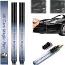 2 x Car Scratch Remover, All Cars Magic Pen, Scratch Remover for Vehicles, Lightweight and Fast,Long-Lasting,Effective Performance, Black Car Paint Scratch Repair 2pcs