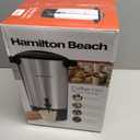 Hamilton Beach 45 Cup Coffee Urn and Hot Beverage Dispenser, Silver (EXP 01/01/30)