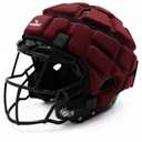 Guardian Cap - Soft-Shell Helmet Cover for Football and Lacrosse - Reduces Impact and Protects Helmets - One Size Fits All for Youth, High School, and College Programs (Red)