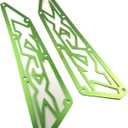 Kawasaki KRX 1000 Frog Skin Air intake Covers Made in Aluminum Anodized Green NEW