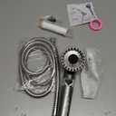 Fitered Shower Head with Handheld for Hard Water, High Pressure Handheld Shower Heads with On Off Switch, Showerhead with Long Hose(Gun Grey,2 Filters)