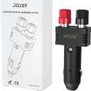Dc 12v 10a Male Cigarette Lighter Plug with Power Wiring Cable Car to Take Power Black Power Cord for Inverter