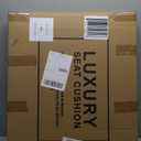 GXT Bench Seat Cover, Premium Faux Leather Bench Seat Covers for Trucks - Universal Fit for Most Sedans SUV Pick-up Truck, Durable for Long Lasting Protection(Black and Burrnt Orange)