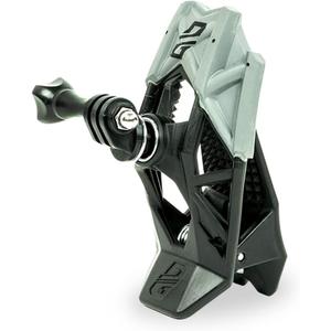 Dango Design Gripper Mount for GoPro/Osmo/Insta360 | Universal Helmet Clamp Mount for Action Cameras | Dirtbike, Motocross, Enduro, Motorcycle, and ATV Helmets | Stealth Black