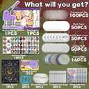Button Maker Machine 58mm (2.25 inch), DIY Button Pin Maker Machine Comes with Free Button Parts, Circle Cutter, Cutting Board, Pattern Paper, Holographic Bags, Colored Film, and Protective Case