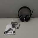 AOC Wireless Headset with Mic for Work, Bluetooth 5.4 Headphones with Noise Canceling Microphone, USB C, 30H, Clear Calls & Mic Mute for PC, Laptop, Cell Phones, Zoom - Black