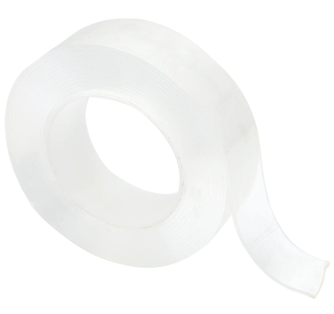 YIKANGHENG Upgrade Clear Double Side Sticky Tape, 13.4 Feet x 2 Inch 2mm Thick Nanometer Material Heavy Duty Removable Mounting Tape (1, 2 inch)