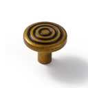 Cabinet Knobs 10 Pack Antique Brass Round