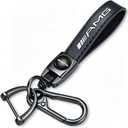 Genuine Leather Key Chain for Keychain KeyRing for Men and Woean Accessories Black