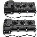 2PCS Engine Valve Covers Left & Right with Gaskets & Bolts for Ford Edge Explorer F150 Flex Mustang Taurus Transit-150 250 350, for Lincoln Continental MKS MKX MKZ OE BR3Z6582G BR3Z6582R