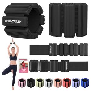 Pilates Wrist Ankle Weights for Women, Wearable Strong Arm & Leg Weights Set of 2(2.2 Lbs Each), Adjustable Ankle Weights for Walking, Yoga, Dance, Barre, Gym
