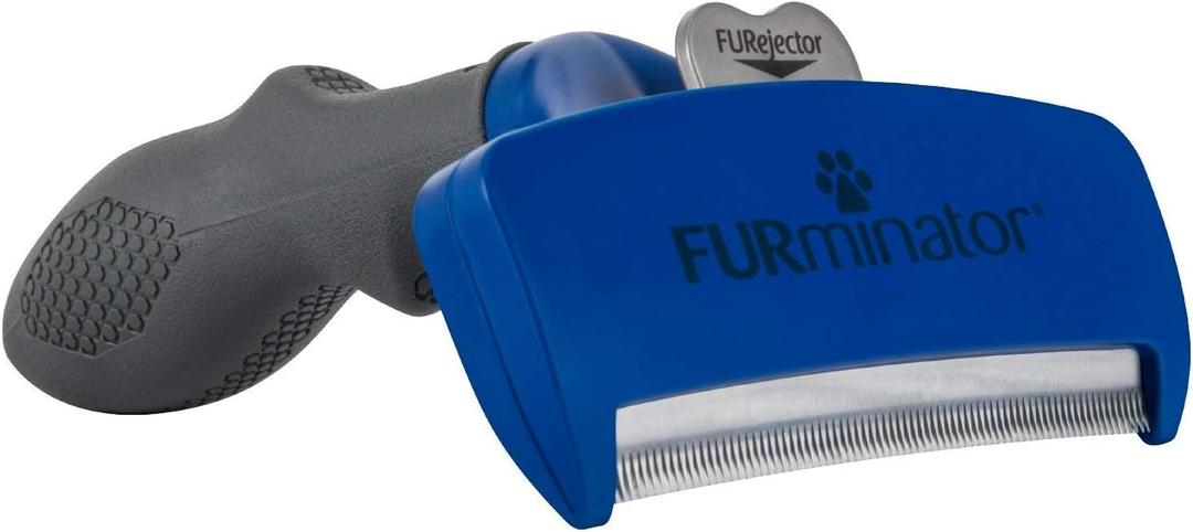 FURminator Undercoat Deshedding Tool for Dogs, Deshedding Brush for Dogs, Removes Loose Hair and Combats Dog Shedding (Large)