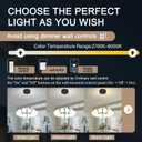 Dia 16" Modern Ring Chandeliers Black Round Pendant Light Fixture Globe Chandelier for Dining Room Living Room Bedroom