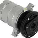 ECCPP AC Compressor Fit for Cadillac Allante 4.5L 1989-1991 Fit for GMC P3500 6.5L 1994-1995 AC Compressor with Clutch