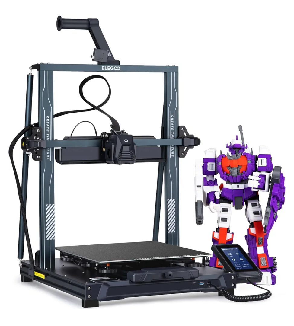 ELEGOO Neptune 4 Plus 3D Printer, 500mm/s High Speed Printer with 300°C Nozzle, Auto Leveling and Direct Drive Extruder, 320x320x385mm Large Printing Size