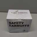 2 Pack 34dB Noise Canceling Headphones For Shooting, Hearing Protection Earmuffs, Ear Protection Headphones, Thickened Headband Ear Muffs For Noise Reduction For Shooting, Construction,Mowing (Black+black)