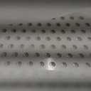 DoubleFill 2 Pack 2' x 2' Plastic Perforated Tiles with 1/2" Holes 24" x 24" White Drop Ceiling Tiles Plastic Ceiling Grid Covers