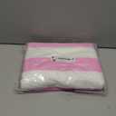 LULUHOME Large Oversized Beach Towel - Big Cotton 36 x 70 Inch Striped Pool Towel, Large Cabana Soft Swimming Towel for Adult Men Women,Pink