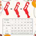 DoubleFill 4 Pcs Sock Blockers for Knitting, Adjustable Knitting Sock Ruler Socking Stretchers, Plastic Stocking Blockers for Knittings and Crochet, Shaping, Drying, Displaying Knitted Socks