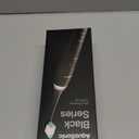 Aquasonic Black Series Ultra Whitening Toothbrush – ADA Accepted Electric Toothbrush- 8 Brush Heads & Travel Case – 40,000 VPM Electric Motor & Wireless Charging - 4 Modes w Smart Timer