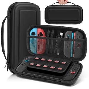 Number-one Hard Carrying Case for NS Switch Travel Carrying Case Storage Bag with Carry Handle, Hard Shell Protection Bag Portable Pouch for NS Switch Console & Accessories