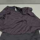 OFEEFAN Rompers for Women Summer Cap Sleeve Adjustable Drawstring Waistband Crewneck Casual Outfits with Pockets (X-Large, 0-dark Grey)