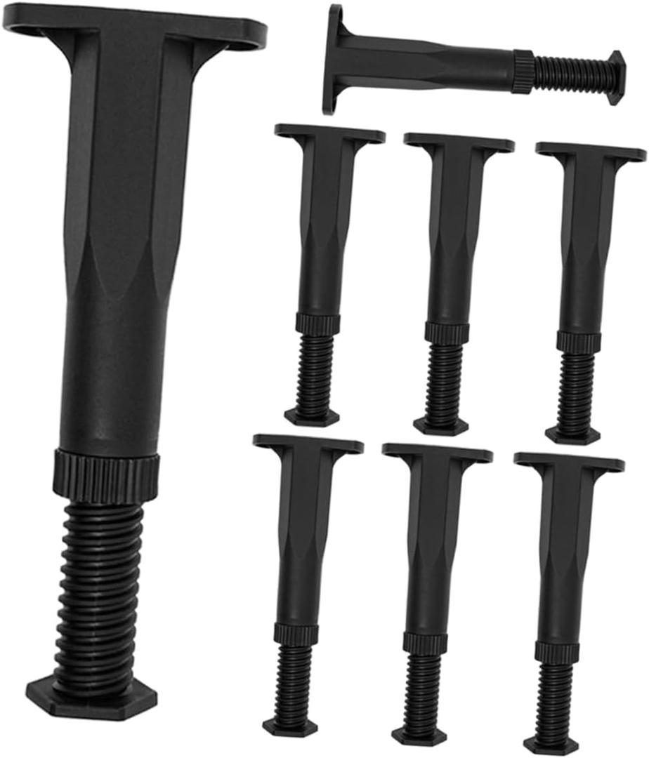 8Pcs Adjustable Furniture Leg Extenders Leg Replacement for Bed Sofa Cabinet and Dresser Height Adjustable to Elegant Modern Design