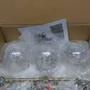 Onwecen Bathroom Light Fixtures, 3-Light Brushed Gold Vanity Light Globe Glass Shades, Bathroom Lighting Fixtures Over Mirror, Wall Sconces for Master Bathroom, Guest Bathroom, Powder Room, 20-inch