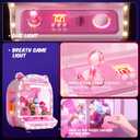 Skirfy Large Claws Machine Toy with LED Light & Adjustable Sound,16" Candy Dispenser Toys Mini Vending Machine for Kids Christmas Birthday Big Gifts for Girls Boys Ages 6+