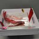 Yeaqee 36 Pcs 12 Pack 8 x 10 Inch Christmas Baskets for Gifts Empty Baskets with Bows Ribbons Bulk Snowman Thank You Appreciation Gift Box for Holiday Party Favors