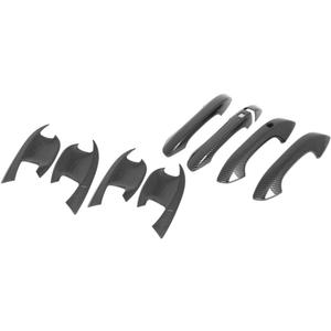 Yingchi Carbon Fiber Car 4 Door Handle Cover and Cup Bowl Combo Molding Cover Trim for Kia K5 2021-2022-2023-2024