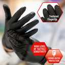 2 x MED PRIDE Nitrile Gloves - Box of 100 Gloves | 5 Mil Thick, Powder-Free, Latex-Free, Lab, Chemotherapy Compliant
