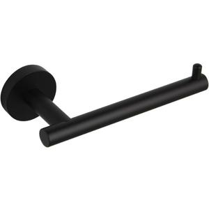 GERZ SUS 304 Stainless Steel Bathroom Toilet Paper Holder Matte Black Tissue Paper Roll Holder Wall Mount DG61805A-BK