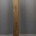 46" W x 72" H Cordless Light Filtering Roller Shade for Windows, Free Stop Windows Shades, Thermal Insulated Linen-Style Blinds for Home and Office, Modern Window Blind Color-Matched (White)