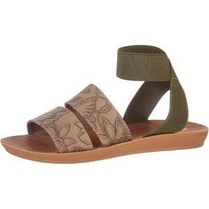 MUK LUKS Women's About It Sandal-Taupe Flat (9) MUK LUKS Women's About It Sandal-Taupe Flat (9)