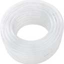 DAVCO 3/8" ID x 25ft Clear Vinyl Tubing, Low Pressure Flexible PVC Tubing, Heavy Duty UV Chemical Resistant Lightweight Plastic Vinyl Hose, BPA Free and Non Toxic