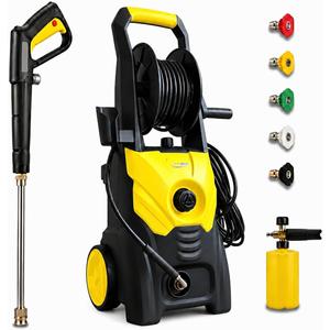 3000 PSI Electric Pressure Washer, 2.3 Max GPM, 1625W, Yellow