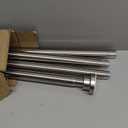 Shower Curtain Rod, 1" Diameter Heavy Duty Tension Shower Rod, Non Slip Adjustable 28-74 inch No Drill Shower Curtain Rods Spring Tension For Bathroom, Shower Stall, No Rust, Brushed Nickel