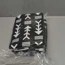 Darware 3 Gallon Grow Bags, Tall Style (Set of 4, Black & White Boho); Fabric Planter Bags in Geometric Design
