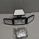 Solar Outdoor Lights - 3000LM 188 LED Motion Sensor Outdoor Lights, 4 Heads Security Light,IP65 Waterproof, Easy Install,270Wide Angle Flood Wall Light with 3 Modes for Backyard Yard (2 Pack)