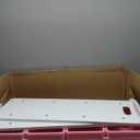 Humble Crew Extra-Large Toy Organizer with 20 Plastic Bins  Pink/White Storage Rack with 4-Tier Shelves, Anti-Tip Safety, for Kids Rooms, Playrooms, Nurseries & Classrooms
