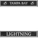 Rico Industries NHL Hockey Pewter License Plate Frame 12" x 6" (One Size, Team Color)
