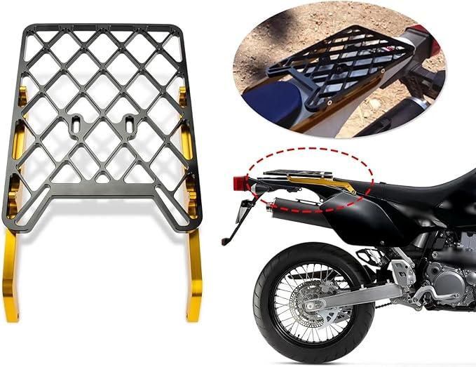for Suzuki DRZ400 DRZ400S DRZ400SM All Years Motorcycle Rear Mudguard Rack Luggage Rack Detachable Mounting Rack Support Holder(Blue)