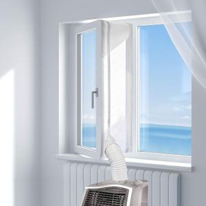 500CM(197") Universal Window Seal for Portable Air Conditioner and Tumble Dryer  Works with Every Mobile Air-Conditioning Unit
