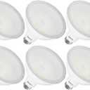 Sunco 6 Pack Outdoor Flood Light Bulbs, PAR38 LED Flood Lights Waterproof, 1800 LM, 15W (150W Equivalent), 5000K Daylight, Dimmable, E26 Base, Wet Rated UL.