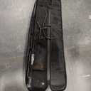 Donner Nylon-String Travel Guitar HUSH-C Acoustic Electric Guitar, Portable and Ultra-Light Guitar Kit for Quiet Practice with Earphone, Built-in Tuner, Detachable Stand & Gig Bag, Black