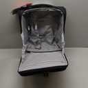 Hanke Underseat Carry On Luggage with Wheels, Lightweight Small Suitcase Airline Approved 16 Inch Softside Personal Item Travel Bag for Women Men, Compact Under Seat Luggage with Spinner Wheels,Black