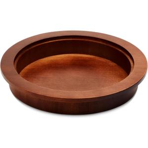 Wood Communion Plate for Church, Wooden Bread and Wafers Serving Tray Church Supplies Ware