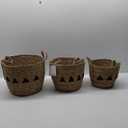 HD Large Fabric Rope Basket Set of 3