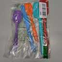 HOTEC Heat Resistant 600 Food Grade Silicone Rubber Spatula Set for Baking, Cooking, and Mixing Non Stick Dishwasher Safe BPA-Free Multicolor Set of 5